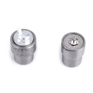   Mágneskapocs szegecselő aparát / szerszám Ø18 mm - nikkel (2 szett)