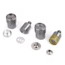 Mágneskapocs szegecselő aparát / szerszám Ø18 mm - nikkel (2 szett) Mágneskapocs szegecselő aparát / szerszám Ø18 mm - nikkel (2 szett)