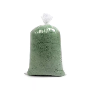   Szilikonizált polieszter golyó tömőanyag 1 kg - fehér nem fehéredett (3 zacskó)