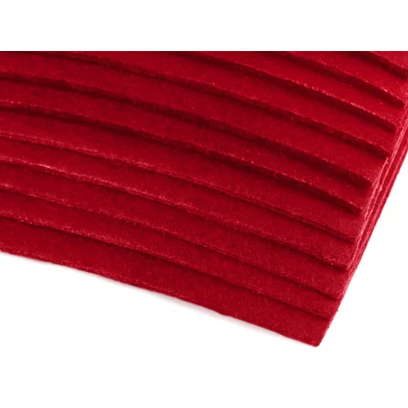 Filc anyag 20x30 cm - 1 piros (2 db-os csomagolás) Filc anyag 20x30 cm - 1 piros (2 db-os csomagolás)