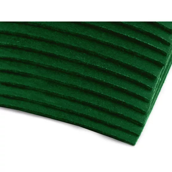 Filc anyag 20x30 cm - 7 zöld sötét (12 db-os csomagolás) Filc anyag 20x30 cm - 7 zöld sötét (12 db-os csomagolás)