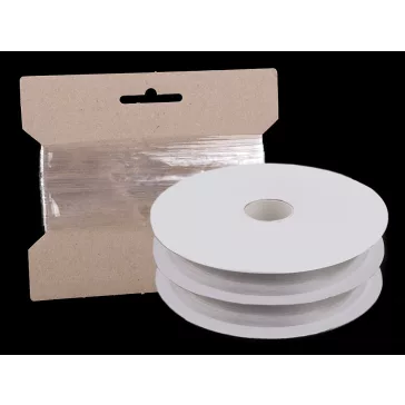  Szilikon gumi széles 20 mm erős - átlátszó (40 m-os csomagolás)