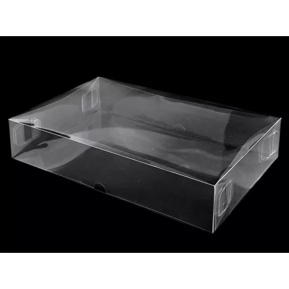 Műanyag doboz fedővel - Transparent (100 db-os csomagolás) Műanyag doboz fedővel - Transparent (100 db-os csomagolás)