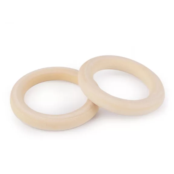Fa karika külső Ø60 mm - természetes világos (5 db-os csomagolás) Fa karika külső Ø60 mm - természetes világos (5 db-os csomagolás)