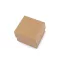 Ékszeres doboz 5x5 cm - természetes barna (2 db-os csomagolás)