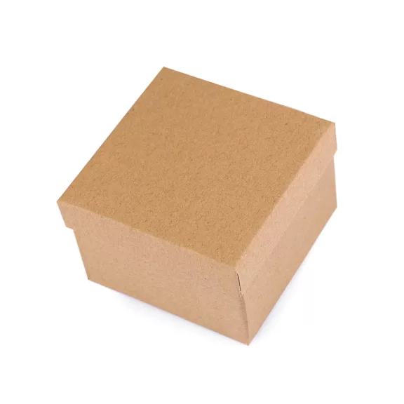 Ajándék doboz órára 9x9 cm - természetes barna (1 db-os csomagolás) Ajándék doboz órára 9x9 cm - természetes barna (1 db-os csomagolás)