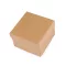Ajándék doboz órára 9x9 cm - természetes barna (1 db-os csomagolás)