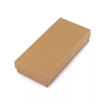   Ékszeres doboz 7x14 cm - természetes barna (4 db-os csomagolás)