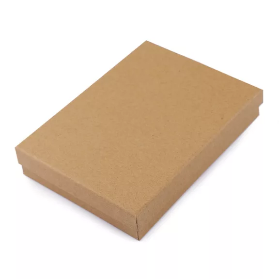 Ékszeres doboz 12x16 cm - természetes barna (6 db-os csomagolás) Ékszeres doboz 12x16 cm - természetes barna (6 db-os csomagolás)