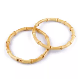 Bambusz táskafül Ø15 cm erős