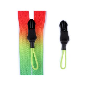   Cipzár húzóka szivárványos rejtett spirálcipzárhoz No 5