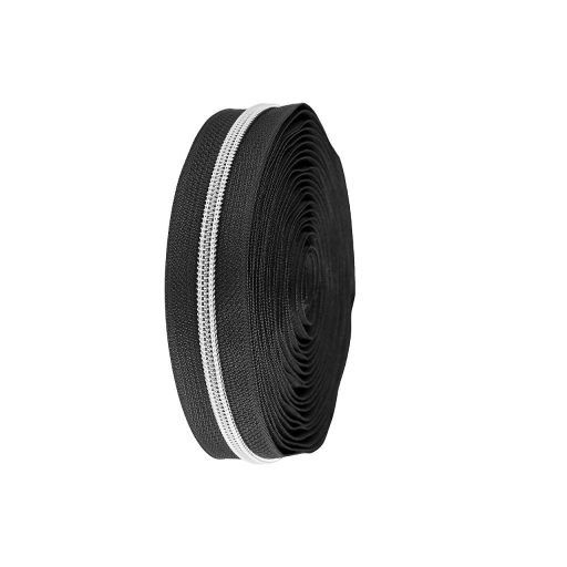 Spirálcipzár No 5 fényes fogakkal méteranyag