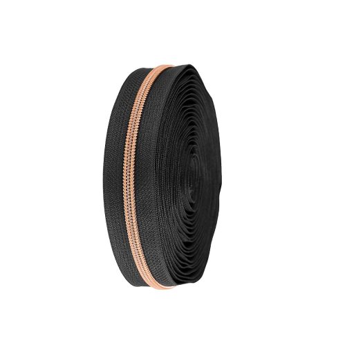 Spirálcipzár No 5 fényes fogakkal méteranyag