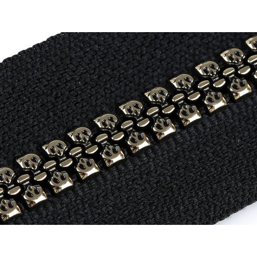 Fogazott cipzár No 8 folyóméter