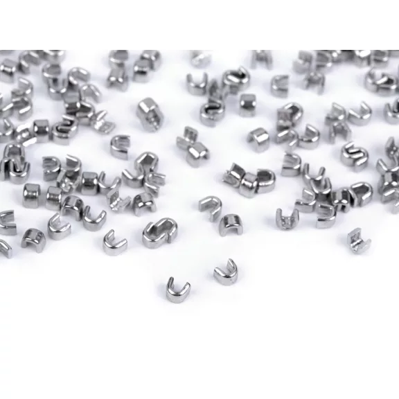 Végzáró spirálos és fém cipzárra No 3; 5; 8; 10 felső - 1 (3 mm) nikkel (50 g-os csomagolás) Végzáró spirálos és fém cipzárra No 3; 5; 8; 10 felső - 1 (3 mm) nikkel (50 g-os csomagolás)