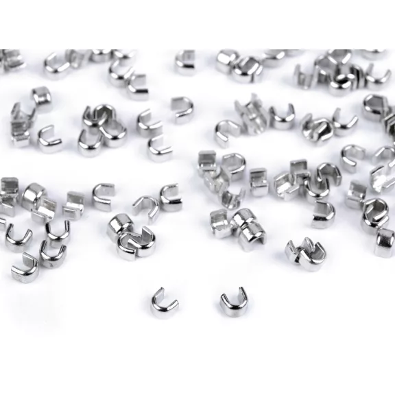 Végzáró spirálos és fém cipzárra No 3; 5; 8; 10 felső - 3 (5 mm) nikkel (10 g-os csomagolás) Végzáró spirálos és fém cipzárra No 3; 5; 8; 10 felső - 3 (5 mm) nikkel (10 g-os csomagolás)