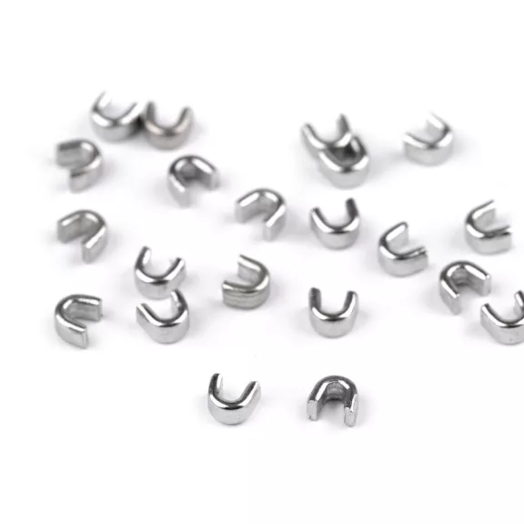Végzáró spirálos és fém cipzárra No 3; 5; 8; 10 felső - 5 (8 mm) nikkel (100 g-os csomagolás) Végzáró spirálos és fém cipzárra No 3; 5; 8; 10 felső - 5 (8 mm) nikkel (100 g-os csomagolás)