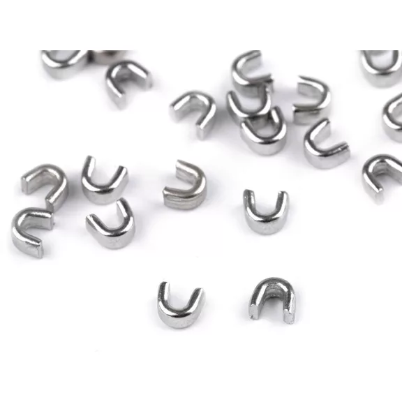 Végzáró spirálos és fém cipzárra No 3; 5; 8; 10 felső - 6 (10 mm) nikkel (100 g-os csomagolás) Végzáró spirálos és fém cipzárra No 3; 5; 8; 10 felső - 6 (10 mm) nikkel (100 g-os csomagolás)