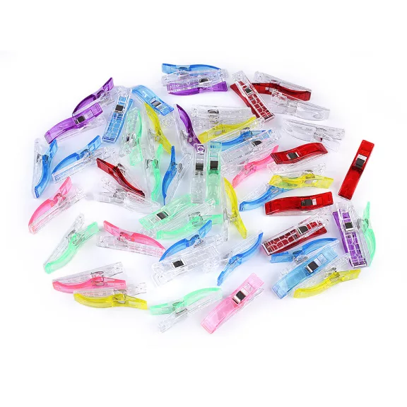 Patchwork csipesz 12x56 mm szabászati - mix véletlen variánsok (50 db-os csomagolás) Patchwork csipesz 12x56 mm szabászati - mix véletlen variánsok (50 db-os csomagolás)