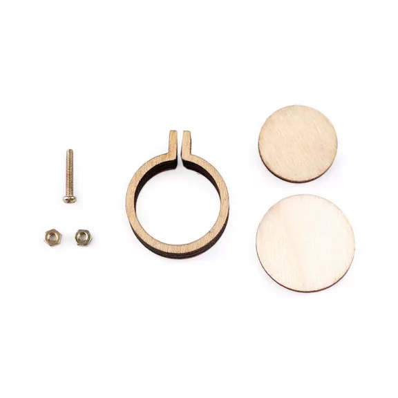 Kis fa keret / hímző medál szív - 1 (Ø24 mm) természeti kör (1 db-os csomagolás) Kis fa keret / hímző medál szív - 1 (Ø24 mm) természeti kör (1 db-os csomagolás)