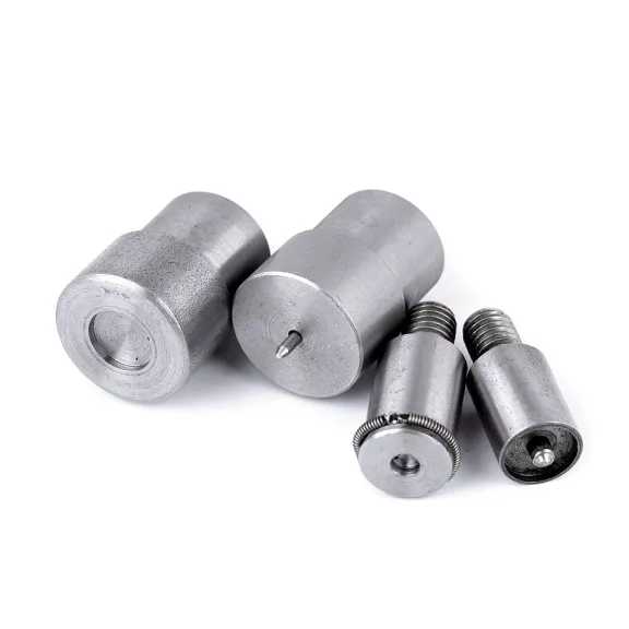 Dugattyú fém, sárgaréz és rozsdamentes acél gombokhoz Ø10 mm - 1 (Ø10 mm) nikkel (3 szett) Dugattyú fém, sárgaréz és rozsdamentes acél gombokhoz Ø10 mm - 1 (Ø10 mm) nikkel (3 szett)