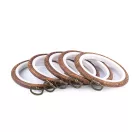 Hímzőkeret / karika akasztós Ø9 cm - barna (10 db-os csomagolás) Hímzőkeret / karika akasztós Ø9 cm - barna (10 db-os csomagolás)