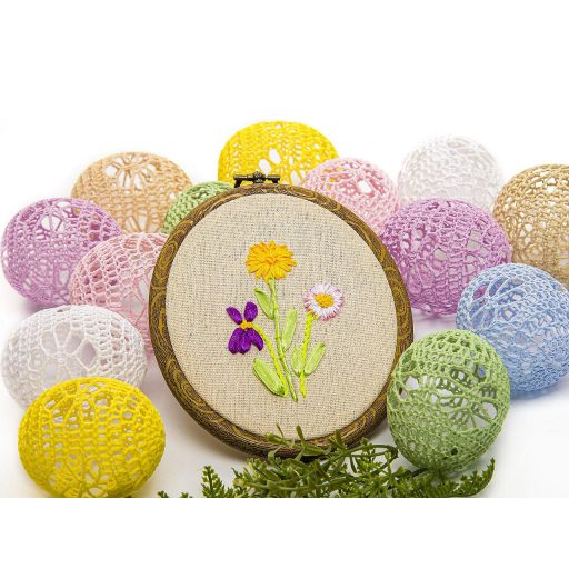 Hímzőkeret ovális / akasztós 11x13,5 cm