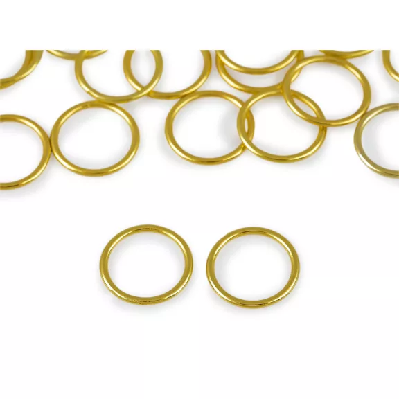 Ruhacsipesz és gyűrű / pillangó szélessége 12 mm fém - 6 sárga arany (20 db-os csomagolás) Ruhacsipesz és gyűrű / pillangó szélessége 12 mm fém - 6 sárga arany (20 db-os csomagolás)