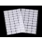 Tépőzár öntapadós téglalap 15x25 mm - 1 fehér (1 lap)