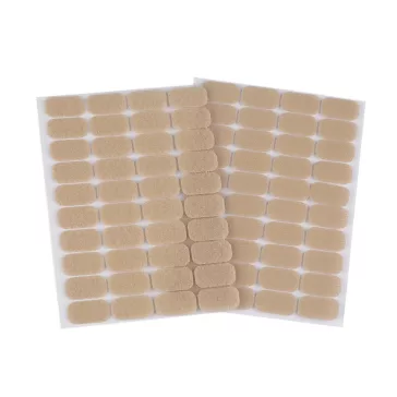   Tépőzár öntapadós téglalap 15x25 mm - 3 bézs (10 kártya)