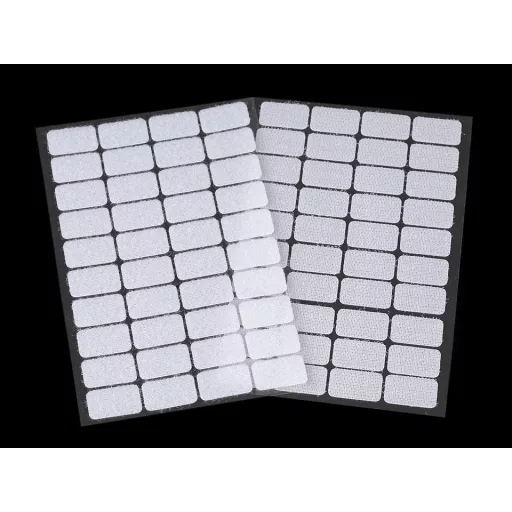 Tépőzár öntapadós téglalap 15x25 mm
