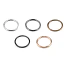 Karabiner gömbölyű táskára való / karika kulcsra Ø50 mm nagy - 7 rózsaarany (20 db-os csomagolás) Karabiner gömbölyű táskára való / karika kulcsra Ø50 mm nagy - 7 rózsaarany (20 db-os csomagolás)