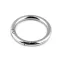 Karabiner gömbölyű táskára való / karika kulcsra Ø32 mm - 1 nikkel (1 db-os csomagolás)