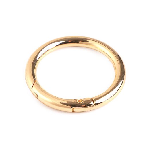 Karabiner gömbölyű táskára való / karika kulcsra Ø32 mm