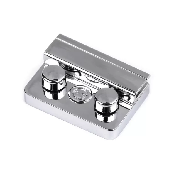 Fém táska zár 32x46 mm kapocs - 1 nikkel (1 szett) Fém táska zár 32x46 mm kapocs - 1 nikkel (1 szett)