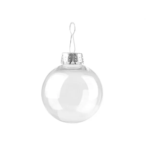 Díszgömb Ø6 cm átlátszó - 1 Transparent ezüst (2 db-os csomagolás) Díszgömb Ø6 cm átlátszó - 1 Transparent ezüst (2 db-os csomagolás)