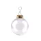 Díszgömb Ø6 cm átlátszó - 2 Transparent arany (2 db-os csomagolás)