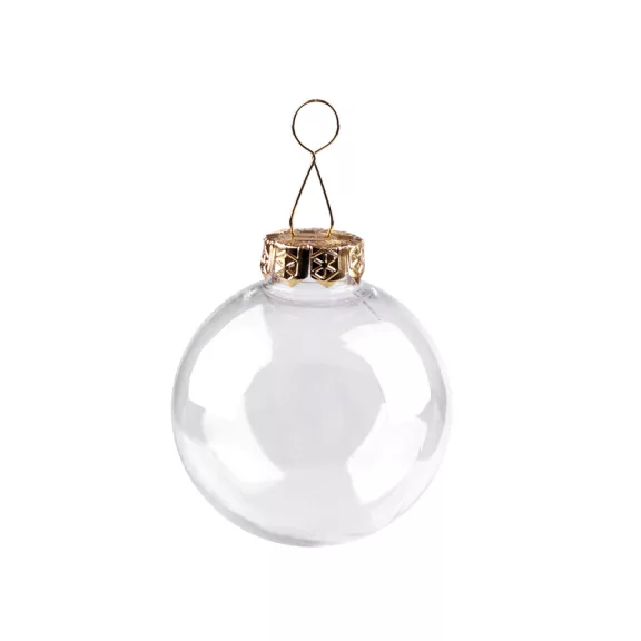 Díszgömb Ø6 cm átlátszó - 2 Transparent arany (6 db-os csomagolás) Díszgömb Ø6 cm átlátszó - 2 Transparent arany (6 db-os csomagolás)