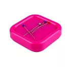 Mágneses gombostű és tűpárna - 2 pink (3 db-os csomagolás)