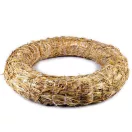 Szalma koszorú Ø50 cm - természeti (3 db-os csomagolás) Szalma koszorú Ø50 cm - természeti (3 db-os csomagolás)
