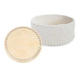 Horgolható fa alap / kosár készítésre Ø15 cm