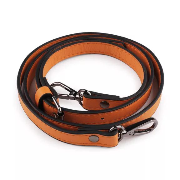 Műbőr heveder / táskafül karabinerrel hossza szélessége 1,5 cm - 9 sötét bézs fekete nikkel (1 db-os csomagolás) Műbőr heveder / táskafül karabinerrel hossza szélessége 1,5 cm - 9 sötét bézs fekete nikkel (1 db-os csomagolás)