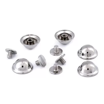   Díszes csavaros nyitt / láb táskákra Ø13 mm - 1 nikkel (100 pr)