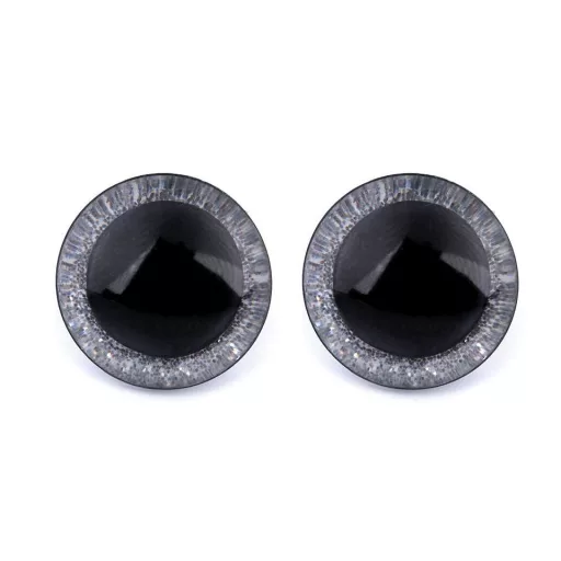 Biztonsági szemeg glitterekkel Ø20 mm