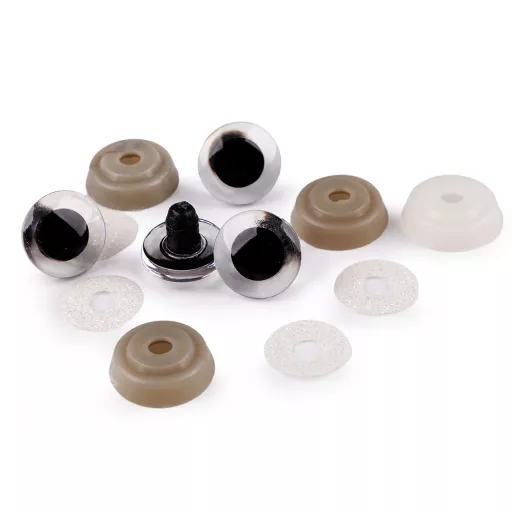 Biztonsági szemeg glitterekkel Ø20 mm