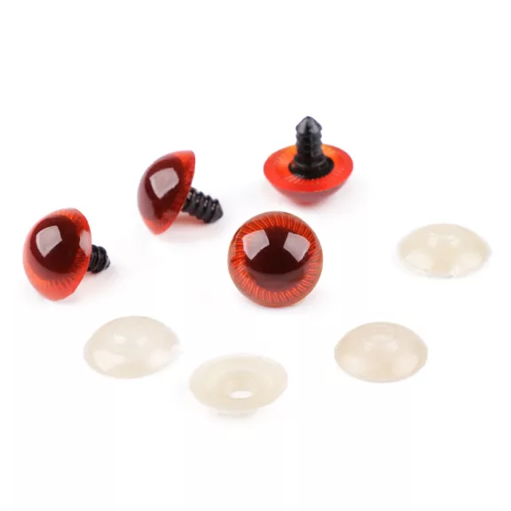 Biztonsági szem Ø20 mm - 1 borostyán (4 szett) Biztonsági szem Ø20 mm - 1 borostyán (4 szett)