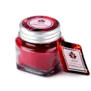 Kis illat mécses üvegben névkártyával 28 g - 28 (Mulled wine) vörös bordó (3 db-os csomagolás) Kis illat mécses üvegben névkártyával 28 g - 28 (Mulled wine) vörös bordó (3 db-os csomagolás)