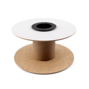   Papír tekercs Ø20 cm - természetes barna fehér (5 db-os csomagolás)