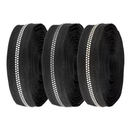 Fogazott cipzár No 5 mm folyóméter