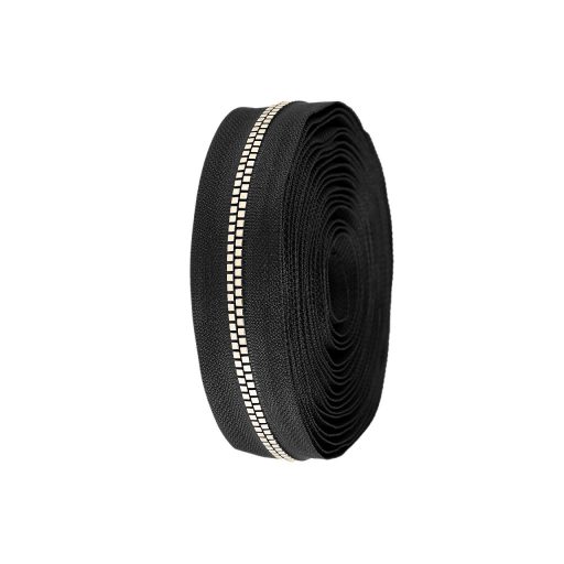 Fogazott cipzár No 5 mm folyóméter